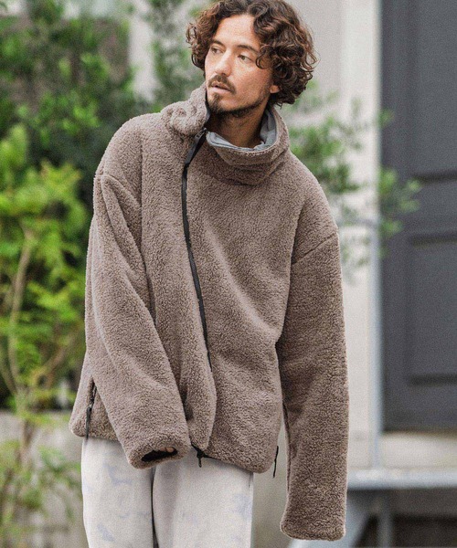CAMBIO(カンビオ)の「mj10872-Wave Zipper Reversible Jacket リバーシブルジャケット(その他アウター・メンズ・ブラック系その他/ブラウン系その他/スミクロ/ベージュ系その他・S/M/L)」の20枚目の写真