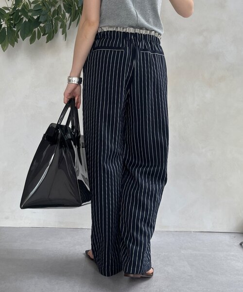 セール】【WEB限定】 ダブルウエストストライプパンツ（その他