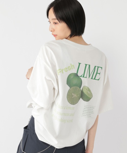 セール】【daily CLIP】フルーツプリントTシャツ（Tシャツ