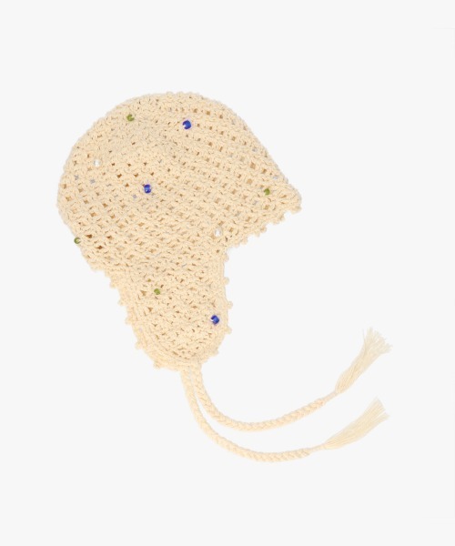 OVERRIDE(オーバーライド)の「OVERRIDE REC BEADS CROCHET GUIDE SG / オーバーライド(ニットキャップ/ビーニー・レディース・アイボリー/ブラック/ブラウン・57~59cm)」の15枚目の写真