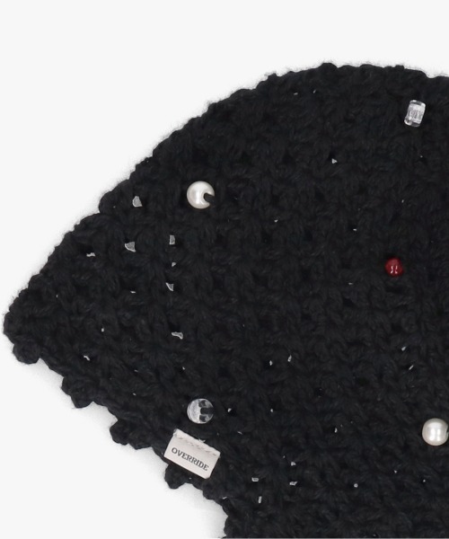 OVERRIDE(オーバーライド)の「OVERRIDE REC BEADS CROCHET GUIDE SG / オーバーライド(ニットキャップ/ビーニー・レディース・アイボリー/ブラック/ブラウン・57~59cm)」の19枚目の写真