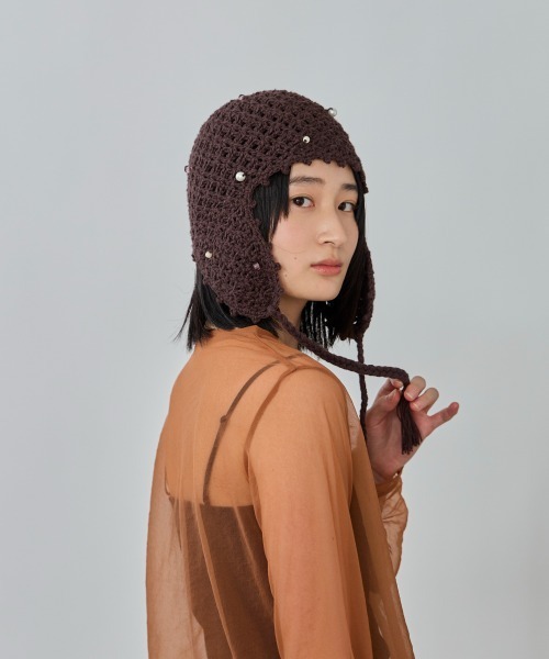 OVERRIDE KNIT CURLY CAT GUIDE SG オーバーライド override ニット帽 ニットキャップ OVERRIDE KNIT CROCHET CAT