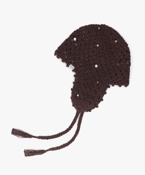 OVERRIDE(オーバーライド)の「OVERRIDE REC BEADS CROCHET GUIDE SG / オーバーライド(ニットキャップ/ビーニー・レディース・アイボリー/ブラック/ブラウン・57~59cm)」の21枚目の写真