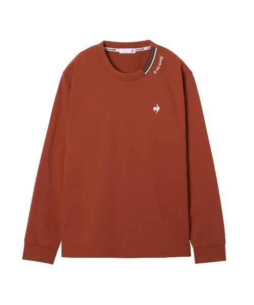 le coq sportif(ルコックスポルティフ)の「【ルコックスポルティフ】吸汗速乾/ストレッチ/UVカット/遮熱ヘランカ 長袖Tシャツ(Tシャツ/カットソー・レディース・イエロー/ネイビー/ホワイト/レッド・M/S/L/XL)」の4枚目の写真
