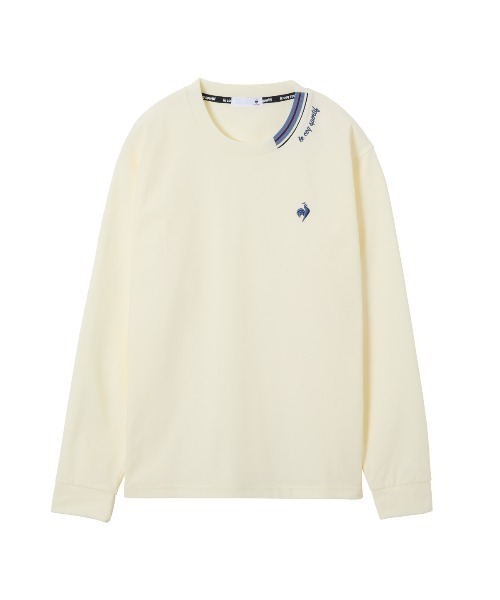 le coq sportif(ルコックスポルティフ)の「【ルコックスポルティフ】吸汗速乾/ストレッチ/UVカット/遮熱ヘランカ 長袖Tシャツ(Tシャツ/カットソー・レディース・イエロー/ネイビー/ホワイト/レッド・M/S/L/XL)」の1枚目の写真