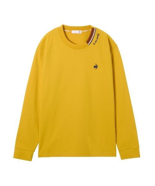 le coq sportif(ルコックスポルティフ)の「【ルコックスポルティフ】吸汗速乾/ストレッチ/UVカット/遮熱ヘランカ 長袖Tシャツ(Tシャツ/カットソー・レディース・イエロー/ネイビー/ホワイト/レッド・M/S/L/XL)」の3枚目の写真