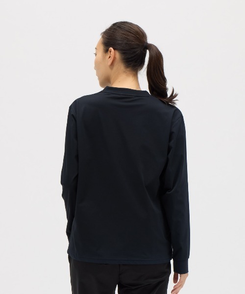le coq sportif(ルコックスポルティフ)の「【ルコックスポルティフ】吸汗速乾/ストレッチ/UVカット/遮熱ヘランカ 長袖Tシャツ(Tシャツ/カットソー・レディース・イエロー/ネイビー/ホワイト/レッド・M/S/L/XL)」の10枚目の写真
