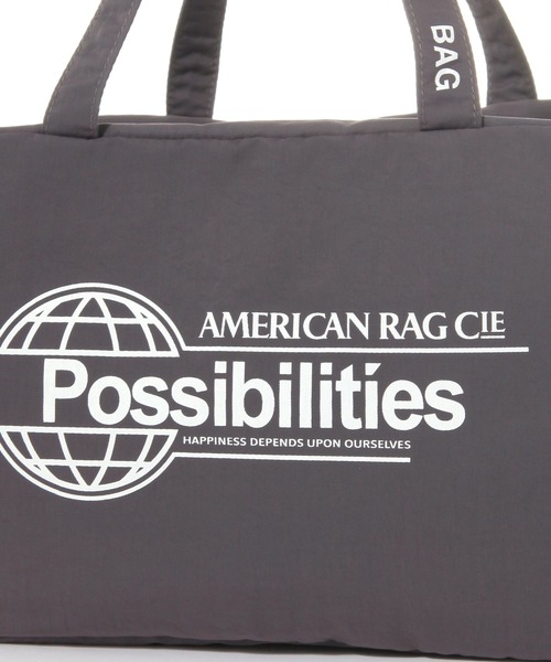 AMERICAN RAG CIE（アメリカンラグシー）の「【AMERICAN RAG CIE】GLOBE MINI BOSTON BAG（ボストンバッグ・レディース・グレー・FREE）」の5枚目の写真