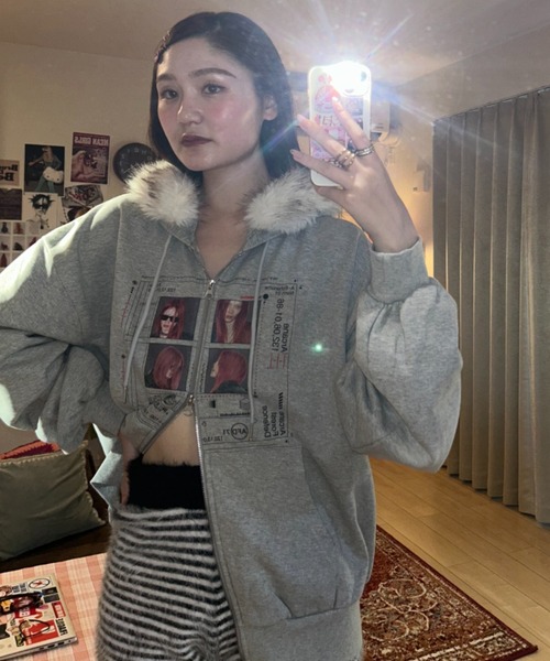 JEANASIS（ジーナシス）の「【25quee】カコウプリントZIP