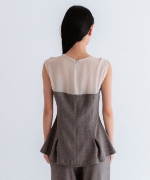 HONEY MI HONEY（ハニーミーハニー）の「flannel corset tops（シャツ/ブラウス・レディース・ベージュ/グレー/ブラック・FREE）」の12枚目の写真