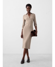 BANANA REPUBLIC FACTORY STORE ワイドリブニット ミディワンピース
