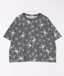 tシャツ (BD)「BARNDOOR」総柄 プリント Tシャツ レディース BARNDOOR｜バーンドアのTシャツ/カットソー通販 - ZOZOTOWN