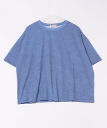 (BD)【BARNDOOR】総柄 プリント ドルマンスリーブ Tシャツ