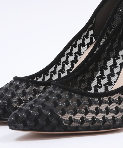 SEVEN TWELVE THIRTY(セヴントゥエルヴサーティー)の「スティレットヒール 柄チュールパンプス(パンプス・レディース・ブラック/グレイッシュベージュ/グリーン・22cm/22.5cm/23cm/23.5cm/24cm/24.5cm)」の10枚目の写真