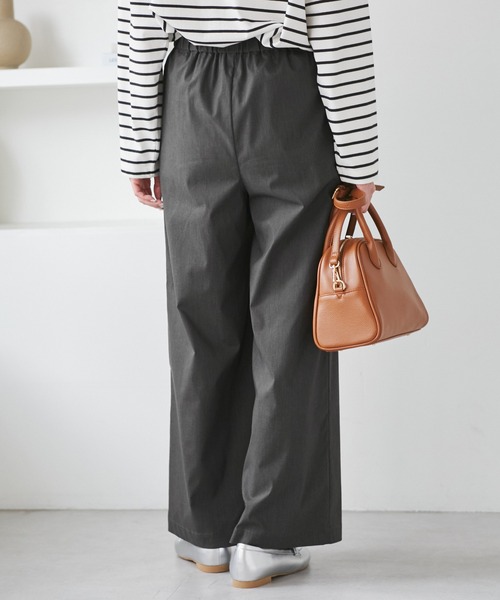ROPE' PICNIC(ロペピクニック)の「キレイ目イージーワイドパンツ/UVカット(その他パンツ・レディース・ブラック/チャコールグレー/ベージュ系その他2/ダークブラウン・M/S/L)」の19枚目の写真