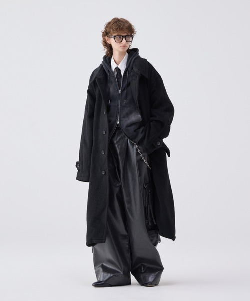 【soerte】Vintage like military cargo pant Vintage like military cargo pants ( fake leather )/ヴィンテージ