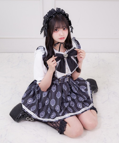 Pal elfy 姫リボンコンビネゾン ピンク 量産型 セットアップ セール】姫リボンコンビネゾン（ワンピース）｜Pal elfy（パル