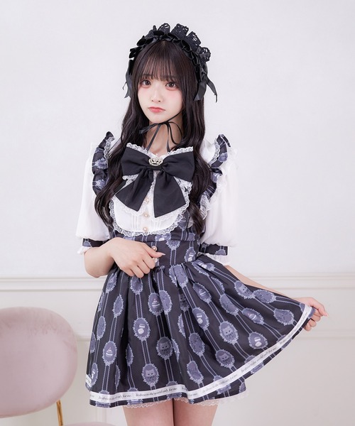 Pal elfy(パルエルフィー)の「姫リボンコンビネゾン(ワンピース・レディース・ブラック/ピンク・LARGE/フリー)」の7枚目の写真