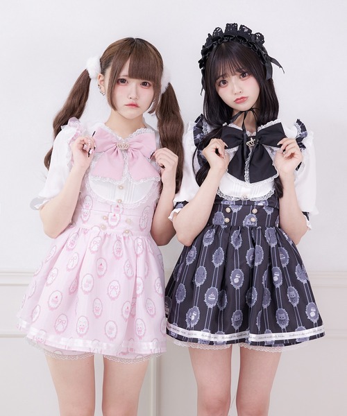 Pal elfy(パルエルフィー)の「姫リボンコンビネゾン(ワンピース・レディース・ブラック/ピンク・LARGE/フリー)」の21枚目の写真