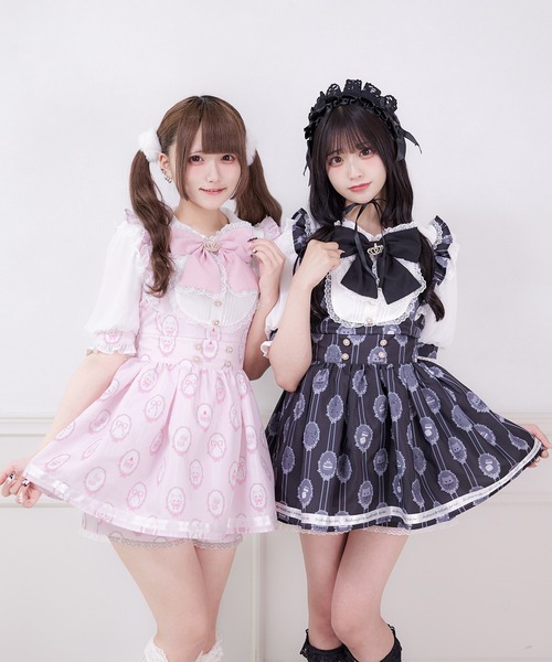 Pal elfy(パルエルフィー)の「姫リボンコンビネゾン(ワンピース・レディース・ブラック/ピンク・LARGE/フリー)」の22枚目の写真