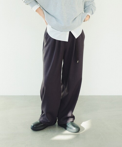 Gramicci（グラミチ）の「【別注】Gramicci / ウールライク パンツ（S～M）（その他パンツ・レディース・チャコールグレー/ブラック/グレー・SMALL/MEDIUM）」の2枚目の写真