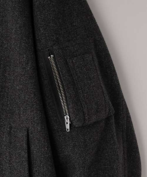 LOWRYS FARM（ローリーズファーム）の「【LFM(U)】WフェイスＭＡ－１　494446（MA-1・メンズ・ネイビー/チャコールグレー・MEDIUM/LARGE）」の17枚目の写真