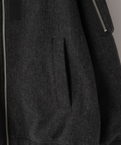 LOWRYS FARM（ローリーズファーム）の「【LFM(U)】WフェイスＭＡ－１　494446（MA-1・メンズ・ネイビー/チャコールグレー・MEDIUM/LARGE）」の19枚目の写真