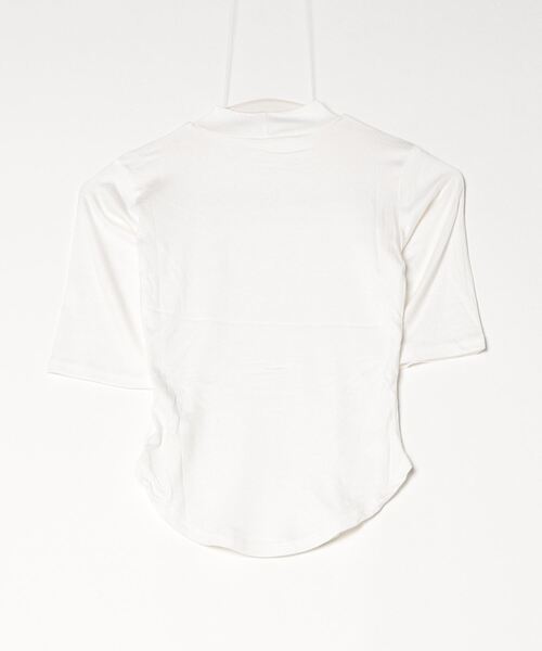NUJOH(ヌゾ)の「Shear Summer Turtleneck / シアー サマー タートルネック(Tシャツ/カットソー・レディース・ホワイト/ブラック・FREE)」の15枚目の写真