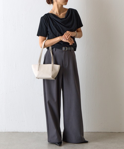 COLONY 2139（コロニートゥーワンスリーナイン）の「ロングハンドルバッグ（ショルダーバッグ・レディース・ブラック/ホワイト・FREE）」の16枚目の写真