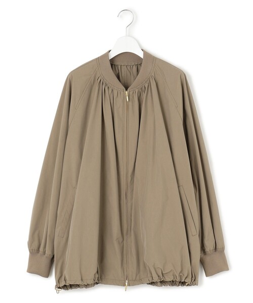 23区(ニジュウサンク)の「【撥水加工】ソフトメモリータフタ ミドル丈 ブルゾン(その他アウター・レディース・カーキ系/ブラック系・38)」の8枚目の写真