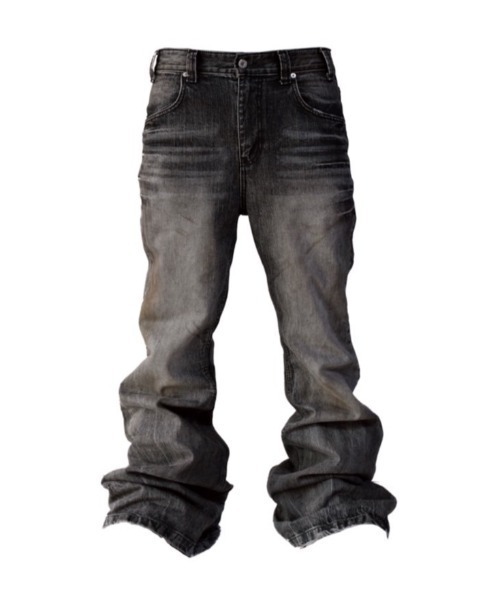 セール】【IFEELLUCKY】Denim Bootscut pants / 【アイフィール