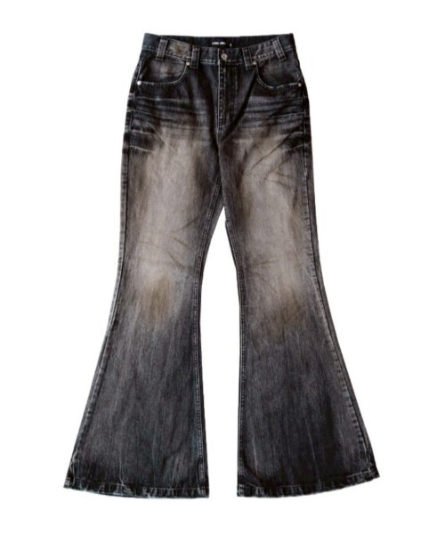 セール】【IFEELLUCKY】Denim Bootscut pants / 【アイフィール