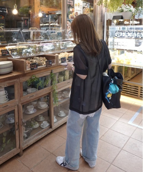 model：H158 着用サイズ：FREE