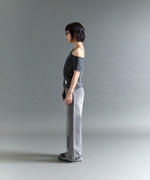 FTW(エフティダブリュー)の「EYELET BELT DENIM(デニムパンツ・レディース・LT.GRY/Black/LT.Blue・MEDIUM/SMALL)」の20枚目の写真