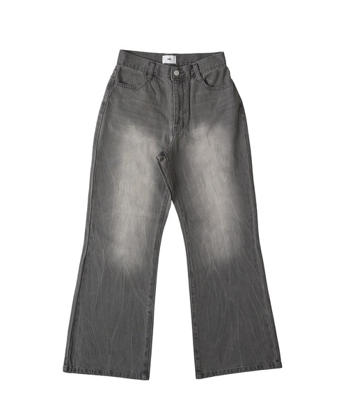 パンツ beeden L EYELET SEMI LOOSE DENIM METAL EYELET SEMI LOOSE DENIM – BEEDEN