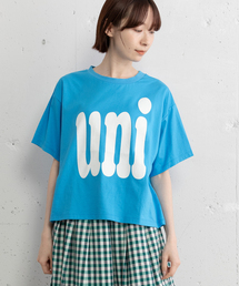 POU DOU DOU | uniビッグロゴTシャツ(Tシャツ/カットソー)