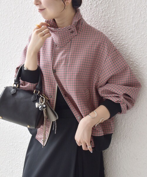 SHIPS any: ガンクラブ チェック ハンティング ブルゾン（ブルゾン