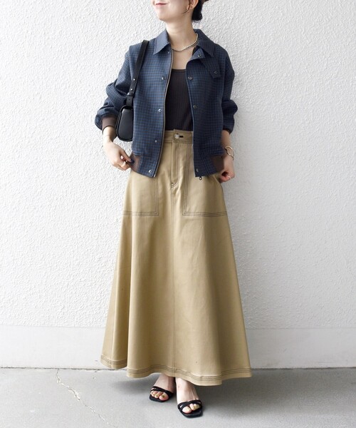 セール】SHIPS any: ガンクラブ チェック ハンティング ブルゾン