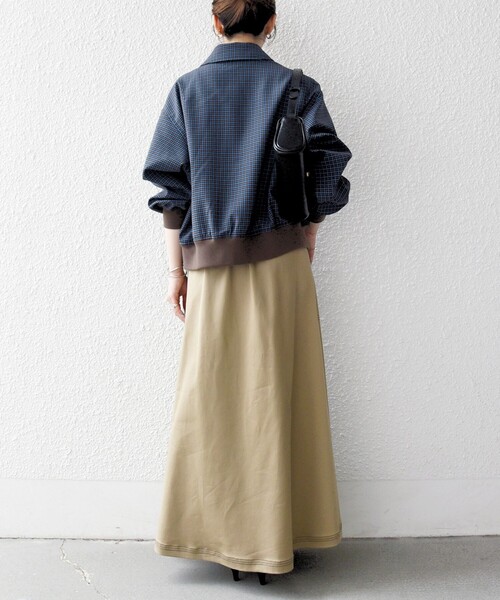 セール】SHIPS any: ガンクラブ チェック ハンティング ブルゾン