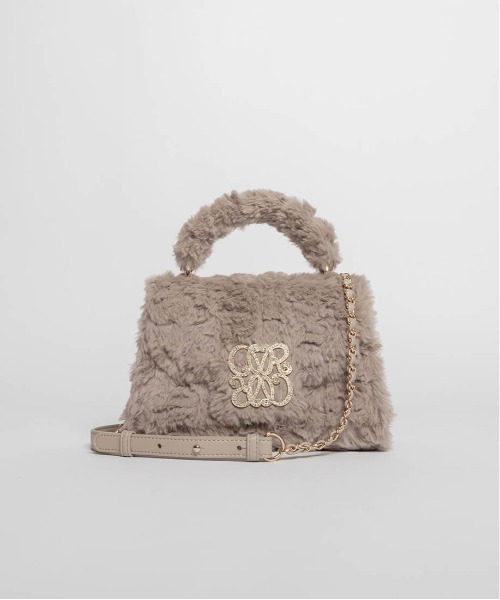 2WAY モノグラムショルダーファーバッグ（ショルダーバッグ）｜RANDA