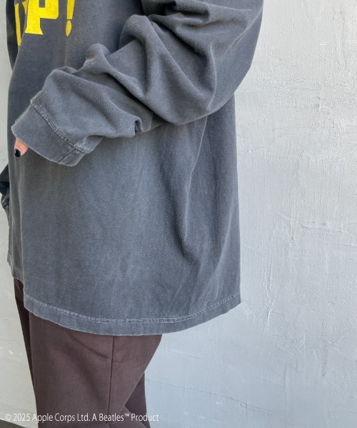 GOOD ROCK SPEED（グッドロックスピード）の「[GOOD ROCK SPEED/グッドロックスピード] 別注 THE BEATLES ロゴプリントロンT(HELP!)（Tシャツ/カットソー・レディース・チャコールグレー・M/L/XL）」の17枚目の写真