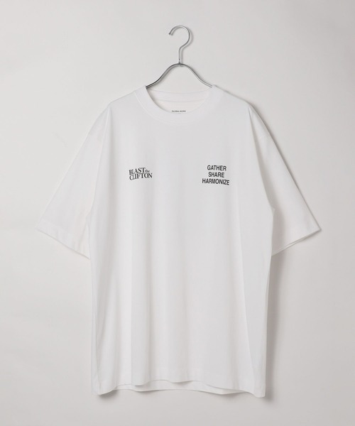 GLOBAL WORK(グローバルワーク)の「グラフィックTシャツ3/半袖/584704(Tシャツ/カットソー・メンズ・ブラック系9/ホワイト系その他2/ホワイト系その他3/ホワイト系その他/ブラック系/ホワイト系その他4・MEDIUM/SMALL/LARGE)」の13枚目の写真