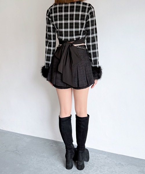 NOMAE（ノーマエ）の「ファーカフスバックリボントップス（Tシャツ/カットソー・レディース・ブラック系その他/ベージュ系その他/グレー系その他・FREE）」の13枚目の写真