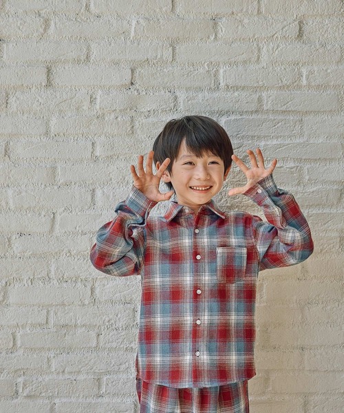 B/チェックネルシャツ（シャツ/ブラウス）｜FOUND GOOD（ファウンド