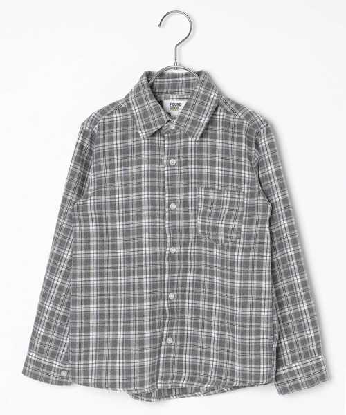 B/チェックネルシャツ（シャツ/ブラウス）｜FOUND GOOD（ファウンド