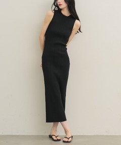 Rib Dress /パッドinリブワンピース（ワンピース）｜ALEXIA STAM