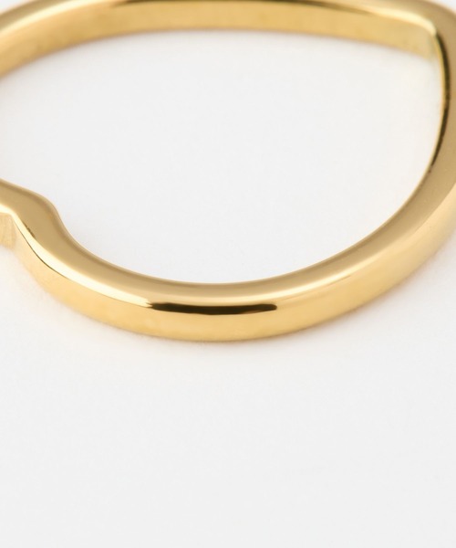 BABYLONE（バビロン）の「【HARPIE】HEART ANITA PIERCE（リング・レディース・ブラウン系その他・FREE）」の2枚目の写真