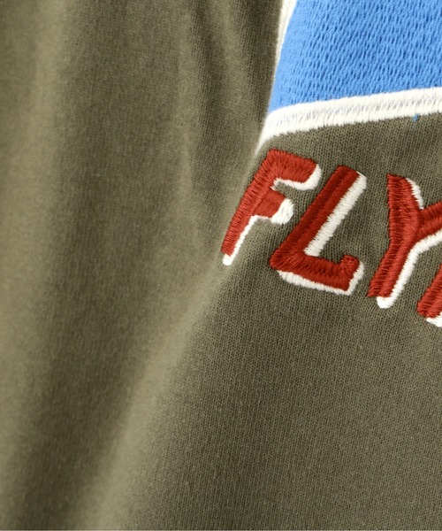 AVIREX（アヴィレックス）の「EMB FLYING TIGER L/S T-SHIRT / フライングタイガー 長袖刺繍Tシャツ / AVIREX / アヴィレックス（Tシャツ/カットソー・メンズ・ホワイト/オリーブ/ブラック・XX-LARGE/X-LARGE/LARGE/MEDIUM）」の9枚目の写真