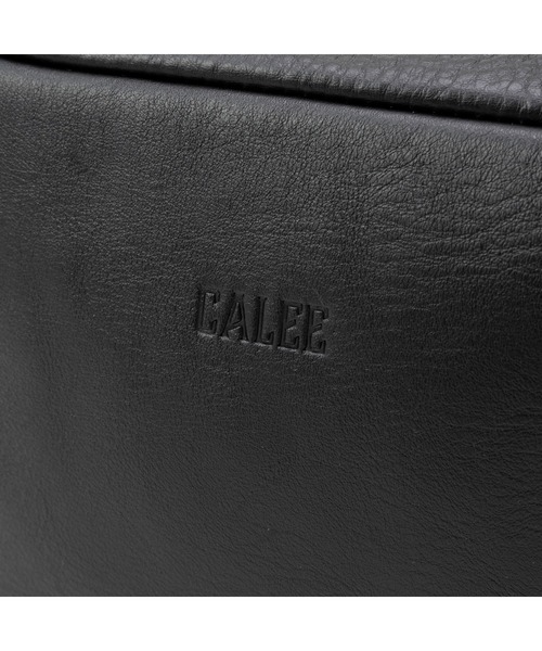 CALEE（キャリー）の「BALCK STUDS LEATHER SHOULDER BAG ＜EXCLUSIVE＞（ショルダーバッグ・メンズ・ブラック×ブラック・FREE）」の4枚目の写真