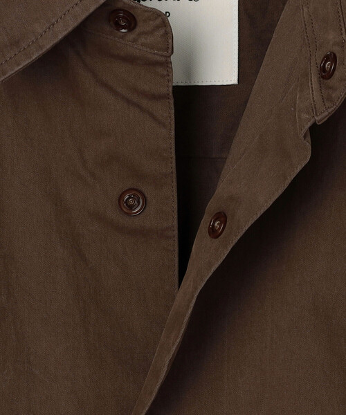 GYMPHLEX（ジムフレックス）の「Gymphlex | ピーチスキン レギュラーカラー長袖シャツ MEN（シャツ/ブラウス・メンズ・ブラウン/ブラック・L/M）」の18枚目の写真